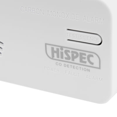 10 Year Longlife Battery Carbon Monoxide Detector - Hispec HSA/BC/10 by HiSPEC (Safelincs-HILBCO)