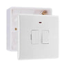 BG Nexus 13A 2 Pole Neon Switched Fused Connection Unit & 32mm Pattress Back Box by British General (BG-852+891)