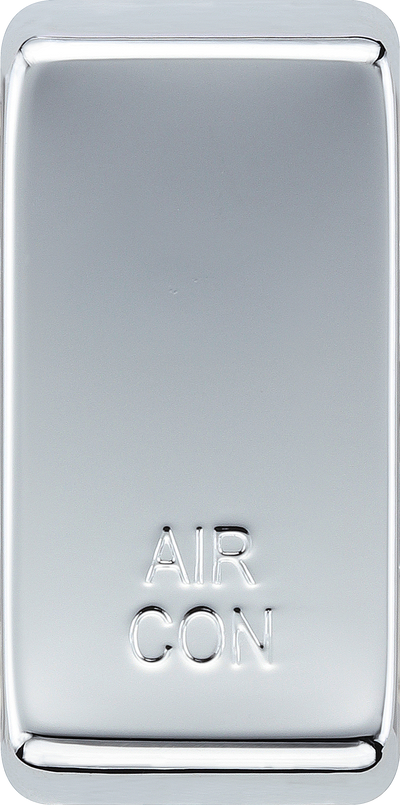 BG RRACPC Nexus Grid Rocker Embossed (AIR CON) - Polished Chrome by British General (BG-RRACPC-2)