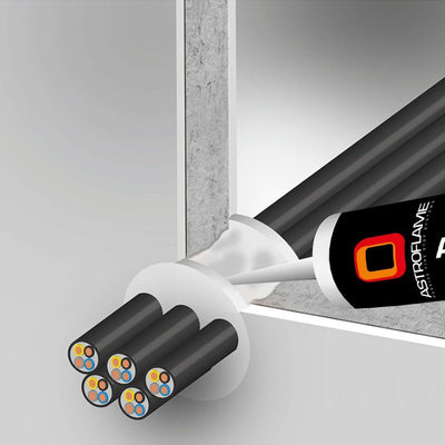 Astroflame PFP FR Acrylic - CE/UKCA (Foil - White 600ml) by Astroflame (Astro-AFPFPACW/FOIL)