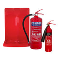 6kg Powder, 2kg CO2 Fire Extinguisher & Double Stand Special Offer