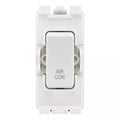 BG RRACW White 20A DP Appliance Grid Switch Labelled Air Conditioning