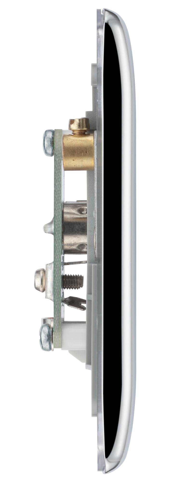 NPC61 Side - This coaxial socket from British General has 2 connection points for TV or FM aerial connections.