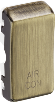 BG RRACAB Nexus Grid Antique Brass 'AIR CON' Grid Rocker
