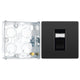 BG Evolve Black Chrome RJ45 Cat6 Single Data Outlet PCDBCRJ451B with 25mm Steel Back Box