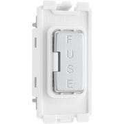 BG RBSFUSE Nexus Grid Brushed Steel 13A Fuse Holder Module
