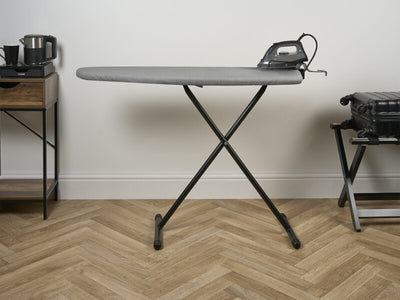 Corby Oxford Ironing Centre in Light Grey with 1600W Steam Iron (Y-879) - UK Plug