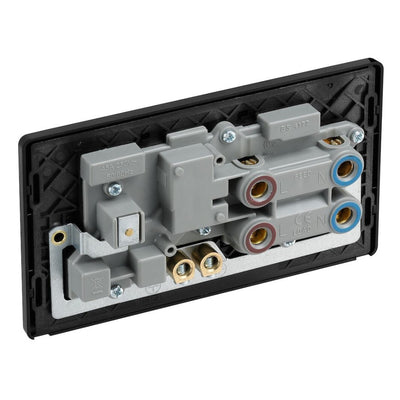BG Evolve Matt Grey 45A Switch 13A Switched Socket Cooker Control Unit PCDMG70B with 35mm Steel Back Box