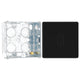 BG Screwless Matt Black 13A Unswitched Fused Connection Unit FFB54 with 35mm Steel Back Box