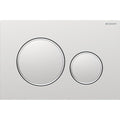 Geberit Sigma20 Round WC Dual Flush Plate - Matt Chrome - 115.882.JQ.1