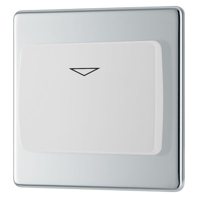 BG Screwless Polished Chrome Key Card Switch FPCKYCSW