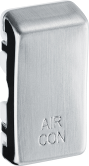 BG RRACBS Nexus Grid Brushed Steel 'AIR CON' Rocker