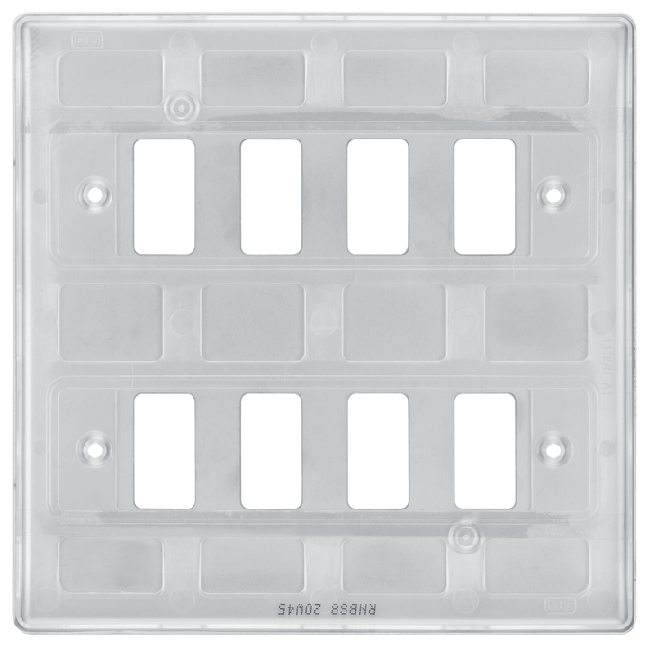 RNBS8 Back - The Grid modular range from British General allows you to build your own module configuration with a variety of combinations and finishes.