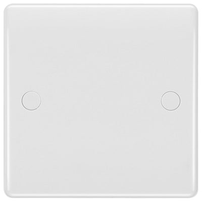 BG 858 Moulded Round Edge | White | 20A Bottom Entry Flex Outlet by British General (BG-858)