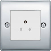 BG Nexus Metal Polished Chrome 5A Unswitched Socket NPC29W by British General (BG-NPC29W)