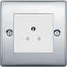 BG Nexus Metal Polished Chrome 5A Unswitched Socket NPC29W by British General (BG-NPC29W)
