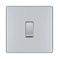 BG Nexus Screwless Polished Chrome 20A Double Pole Switch FPC30