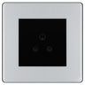 BG Nexus Screwless Polished Chrome 2A Unswitched Socket FPC28MB by British General (BG-FPC28MB)