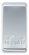 BG RRWDPC Nexus Grid Polished Chrome 'WARMING DRAWER' Rocker