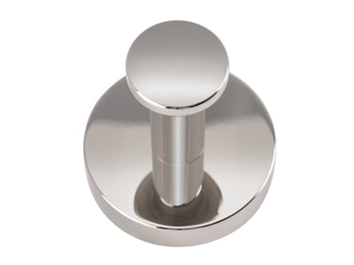 Corby Harrogate Single Clothes Hook in Polished Steel