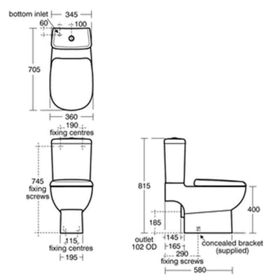Ideal Standard Jasper Morrison Soft Close Toilet Seat - E621401 by Ideal Standard (IdealStandard-E621401)