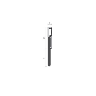 Door Bottom Seal - RP26 (1000mm) by Astroflame (Astro-ADRP26/1000)
