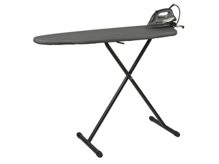 Corby Oxford Ironing Centre in Dark Grey with 1600W Steam Iron (Y-879) - UK Plug