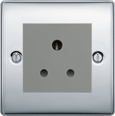 BG Nexus Metal Polished Chrome 5A Unswitched Socket NPC29G