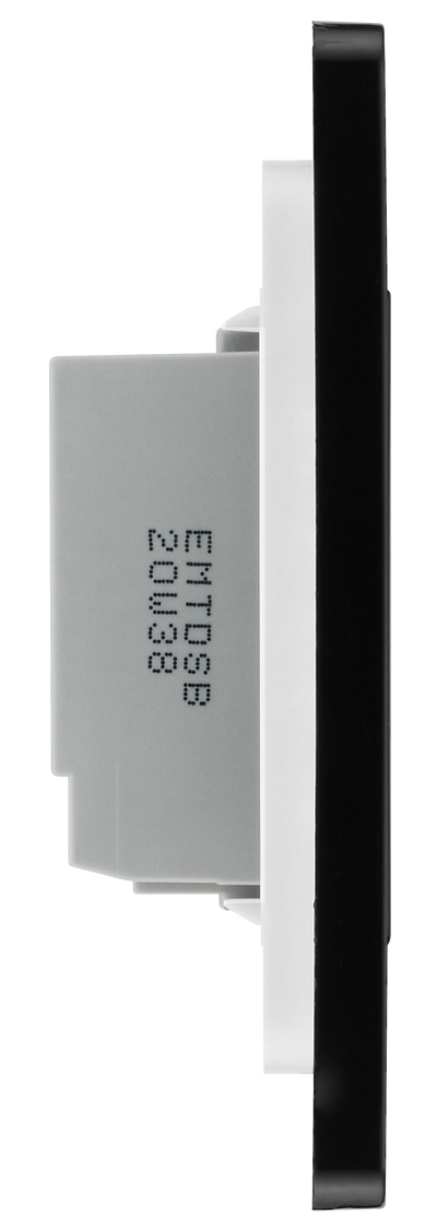 PCDCPTDS1B Side - This Evolve Polished Copper single secondary trailing edge touch dimmer allows you to control your light levels and set the mood. 