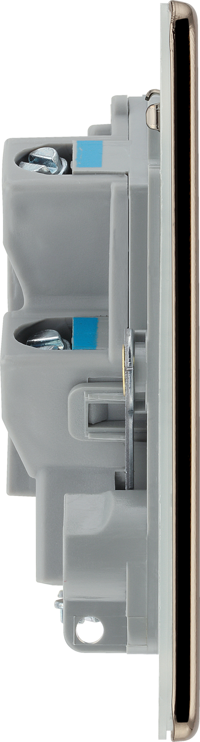 FBN54 Side - This 13A fused and unswitched connection unit from British General provides an outlet from the mains containing the fuse ideal for spur circuits and hardwired appliances.