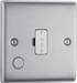NBS55 Front - This 13A fused and unswitched connection unit from British General provides an outlet from the mains containing the fuse ideal for spur circuits and hardwired appliances.