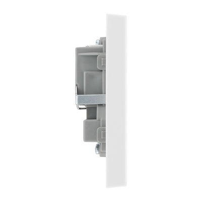 BG 924 Moulded Square Edge | White | 2 Gang 13A Unswitched Socket by British General (BG-924)