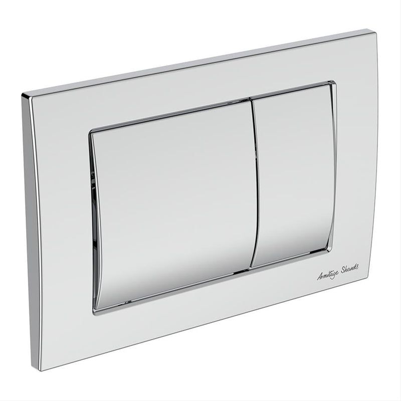 Armitage Shanks Septa Pro M1 Mechanical Metal Dual Flushplate - S0858AA