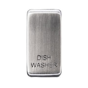BG GRDWBS Nexus Grid Brushed Steel 'Dishwasher' Rocker by British General (BG-GRDWBS-1)