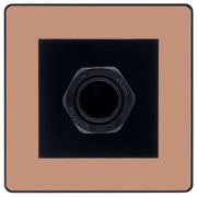 BG Evolve Polished Copper 45A Flex Outlet Euro Module | Black Insert by British General (BG-PCDCPEMS2B+EM45AFO)