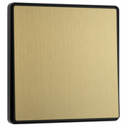 BG Evolve Satin Brass Intermediate 20A Edge to Edge Rocker Light Switch | PCDSB13EB by British General (BG-PCDSB13EB)