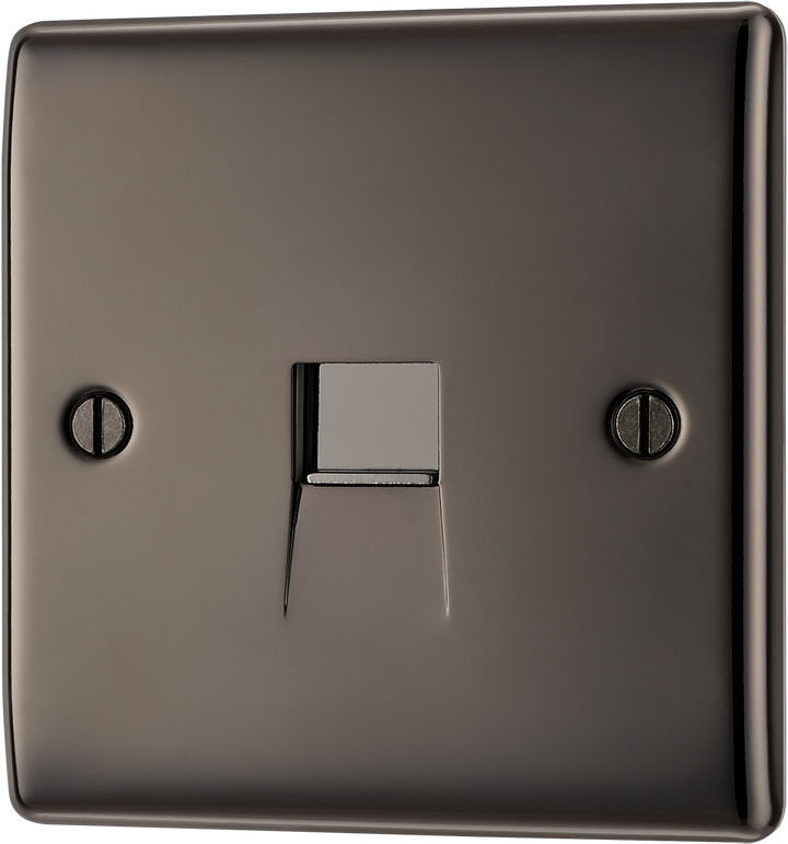  NBNBTS1 Front - This secondary telephone socket from British General uses a screw terminal connection and should be used for an additional telephone point which feeds from the master telephone socket.