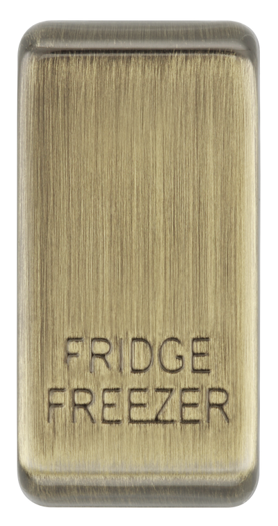 BG RRFFAB Nexus Grid Antique Brass 'FRIDGE FREEZER' Grid Rocker by British General (BG-RRFFAB)