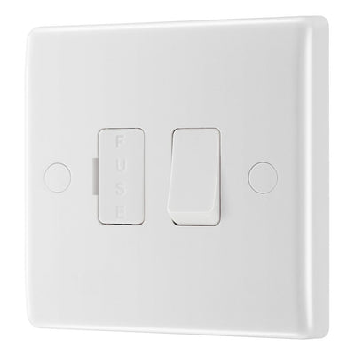 BG Nexus 13A 2 Pole Flex Outlet Switched Fused Connection & 32mm Pattress Box