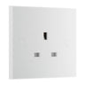 BG 923 Moulded Square Edge | White | 1 Gang 13A Unswitched Socket by British General (BG-923)