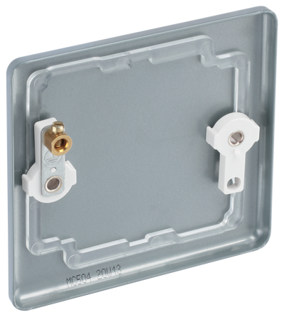 BG MC504 Metal Clad | 1 Gang Blank Plate by British General (BG-MC504)