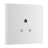 BG 929 Moulded Square Edge | White | 1 Gang 5A Unswitched Round Pin Socket by British General (BG-929)
