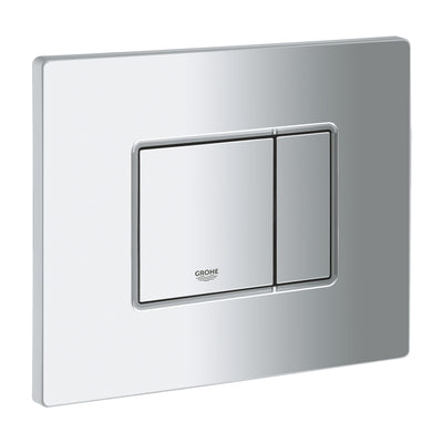 Grohe Skate Cosmopolitan Flush Plate - Matt Chrome 38732P00 by Grohe (Grohe-38732P00)