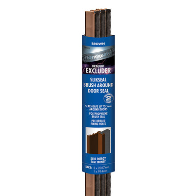 Other Door Hardware: Silkseal PVC Around Door Seal Brown by Astroflame (Astro-ADADSSSB/2057)