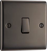 BG NBN12 Nexus Metal Black Nickel 1 Gang 10A 10AX 2 Way Plate Switch by British General (BG-NBN12-Shopify-SA_1)