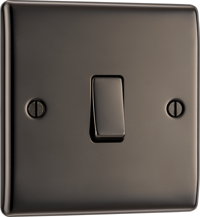 BG NBN12 Nexus Metal Black Nickel 1 Gang 10A 10AX 2 Way Plate Switch by British General (BG-NBN12-Shopify-SA_1)