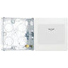 BG Evolve Pearlescent White Key Card Switch PCDCLKYCSW with 25mm Steel Back Box