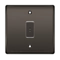 BG Nexus Metal Black Nickel 2 Way Single Pole Secret Key Switch NBN12KY