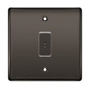 BG Nexus Metal Black Nickel 2 Way Single Pole Secret Key Switch NBN12KY by British General (BG-NEXUS-BN-1GANG-2WAY-SP-SECRET-KEY)