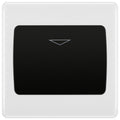 BG Nexus White Moulded Key Card Switch NWMKYCSB